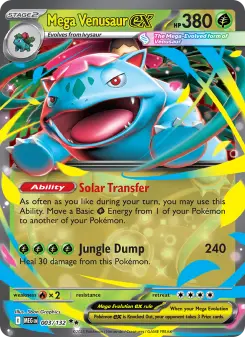 Mega Venusaur ex card
