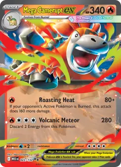 Mega Camerupt ex card