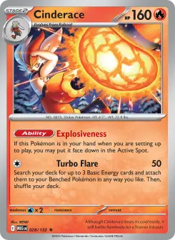 Cinderace card