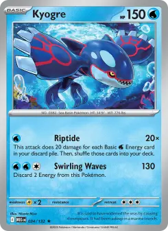 Kyogre card