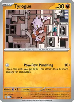 Tyrogue card