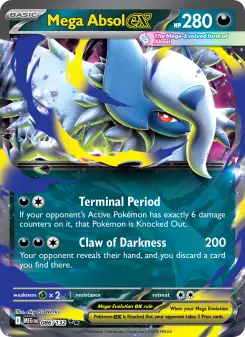 Mega Absol ex card