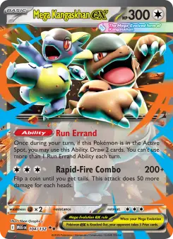 Mega Kangaskhan ex card