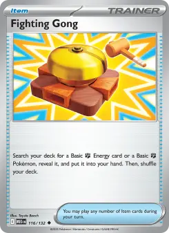 Fighting Gong card