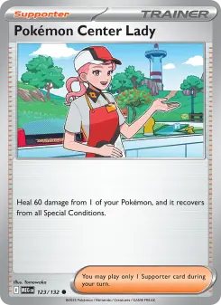 Pokémon Center Lady card