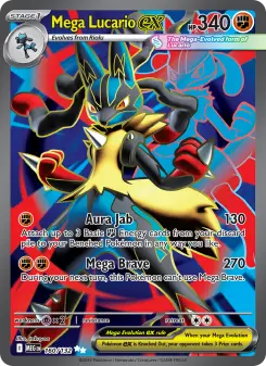 Mega Lucario ex card