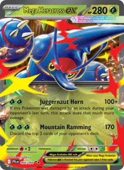 Mega Heracross ex card