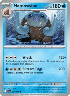 Mamoswine card