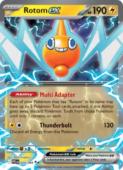 Rotom ex card