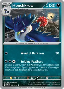 Honchkrow card