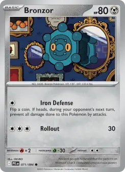 Bronzor card