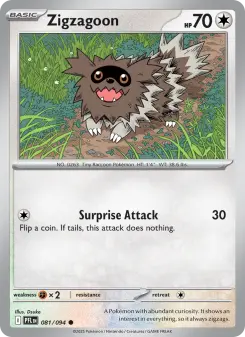 Zigzagoon card