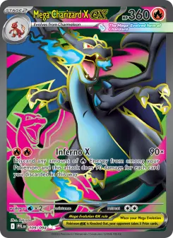 Mega Charizard X ex card