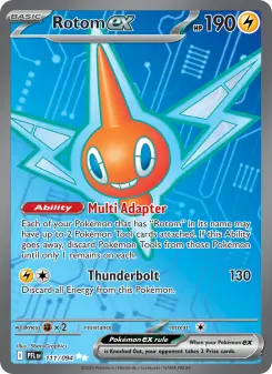 Rotom ex card