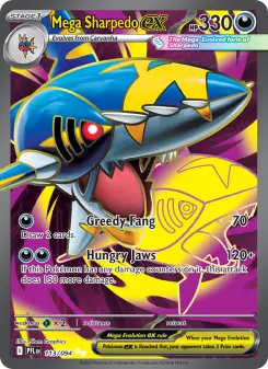 Mega Sharpedo ex card