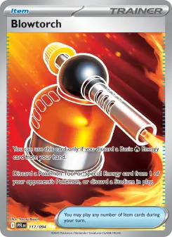 Blowtorch card