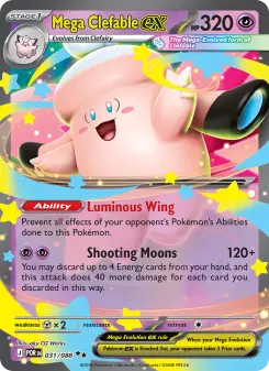 Mega Clefable ex card