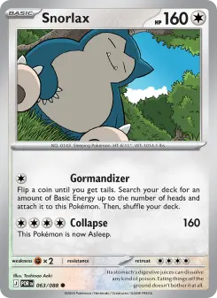 Snorlax card