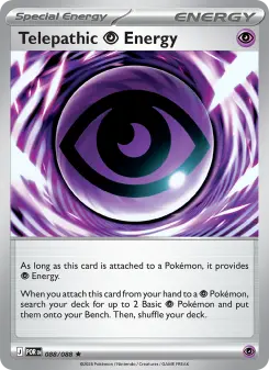 Telepathic Psychic Energy card