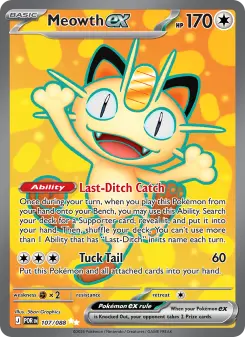 Meowth ex card