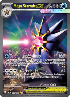 Mega Starmie ex card