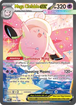 Mega Clefable ex card