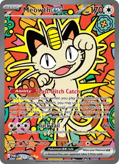 Meowth ex card