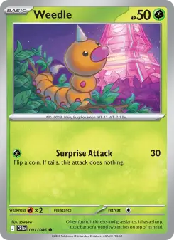 Weedle card