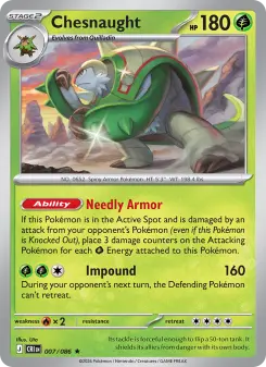 Chesnaught card