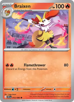 Braixen card
