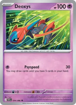 Deoxys card