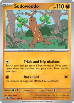 Sudowoodo card