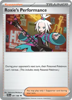 Roxie's Performance card