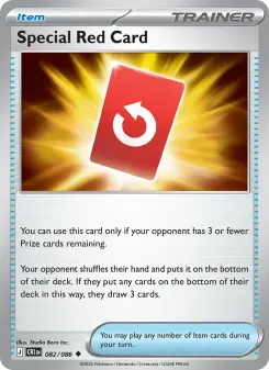 Special Red Card card