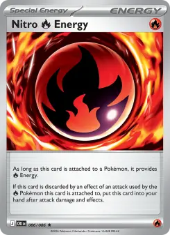 Nitro Fire Energy card