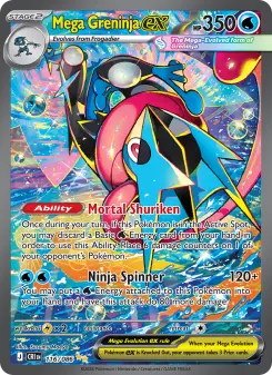 Mega Greninja ex card