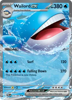 Wailord ex card