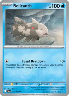 Relicanth card