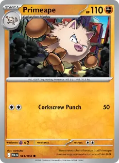 Primeape card