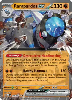 Rampardos ex card