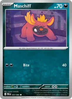 Maschiff card