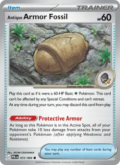 Antique Armor Fossil card