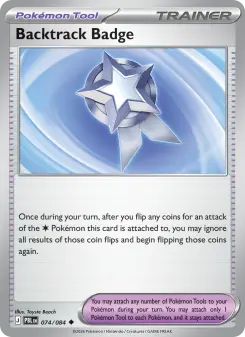Backtrack Badge card