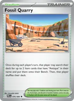 Fossil Quarry card