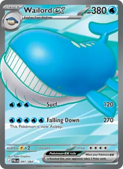 Wailord ex card