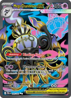 Mega Chandelure ex card