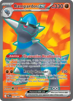 Rampardos ex card