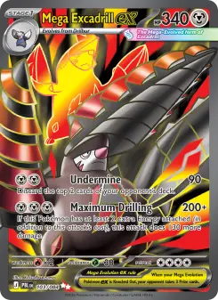 Mega Excadrill ex card
