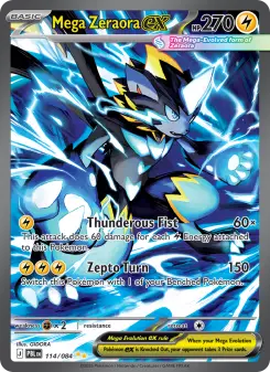 Mega Zeraora ex card