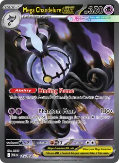 Mega Chandelure ex card